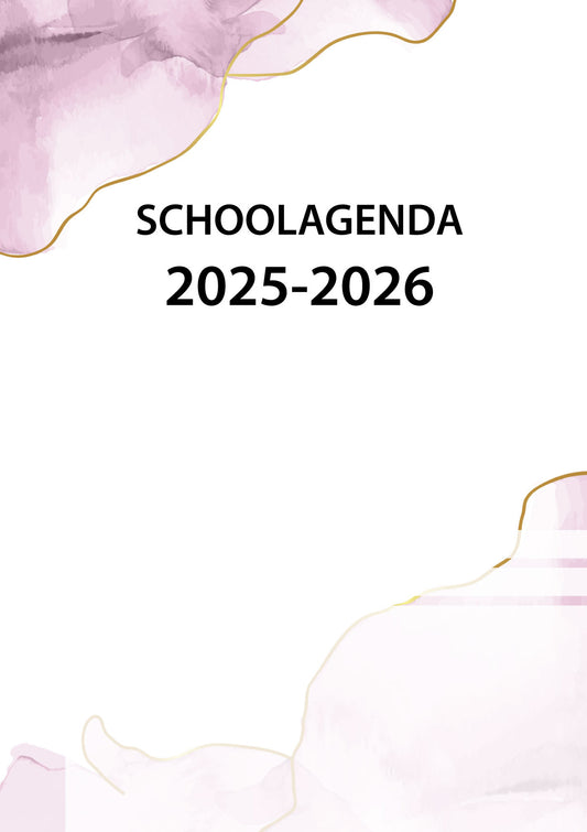 Schoolagenda 17x24 2025-2026 (per 5 exemplaren)